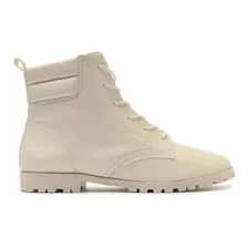 Bota Coturno Branco Atemporal