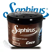 Saphirus | Lata / Latita Aromatizante | Coco | Perfume Auto