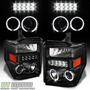 Par Micas Negro Led Ford F-250 Super Duty Xl 2010 6.4l