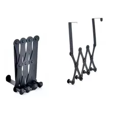 Sobre Puerta Percha 4 Gancho Colgador Plegable Rack Ropa - S