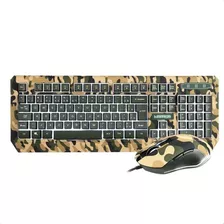 Kit Teclado E Mouse Gamer Warrior Kyler - Tc249