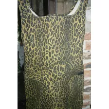 Vestido Ay Not Dead Animal Print En Gabardina Elastizada 