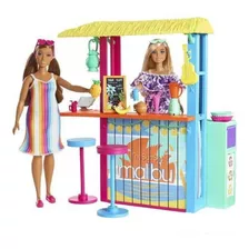 Boneca Barbie Quiosque De Praia Malibu Ecológica - Mattel