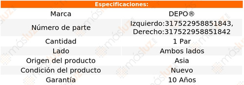 2- Faros Niebla Delanteros S/foco Tucson 2019/2021 Depo Foto 4