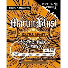 Encordado Guitarra Electrica Extra Light Martin Blust Xl110