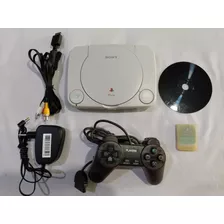 Playstation 1 Bloqueado + Controle + Cabos + Brinde