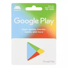 Gift Card Google Play R$20: Envio Imediato Por Email Online