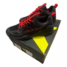 Zapatilla Pádel Hombre Drop Shot Dorama Negro/rojo 2023 / 42