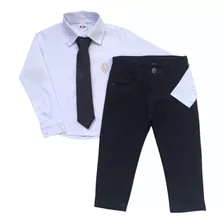 Roupa Conjunto Menino Poderoso Chefinho - Manga Longa