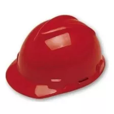 Capacete Aba Frontal Msa - Vermelho - Ca 498