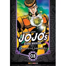 Jojo's Bizarre Adventure - Parte 4: Diamond Is Unbreakable Vol. 3, De Araki, Hirohiko. Editora Panini Brasil Ltda, Capa Mole Em Português, 2022