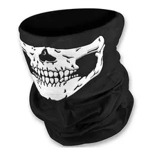 Mascara Caveira Bandana Balaclava Boca Esqueleto Poliéster