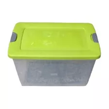 Organizador Plastico Multiuso 82 Lts Con Traba Grande 60x40 Color Variedad 82 Litros