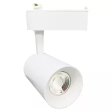 Kit 2 Spot Led 7w Cob Para Trilho Eletrificado Branco 6000k 