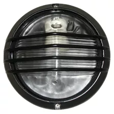 Tartaruga Circular 19cm Pint Epóxi E27 1 Lamp Max 60w Preta