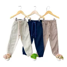 Kit 3 Calça Jeans Jogger Masculina Infantil Menino 1 Ao 16