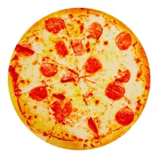 Frazada Suave Y Abrigadora Pizza De Pepperoni - Providencia Color Rojo