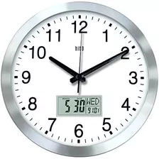 Hito - Reloj De Pared Moderno, Silencioso, Sin Tictac, De 