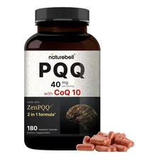 Naturebell Pqq 40mg +coq10 Zenpqq Salud Corazon Cerebro Mito