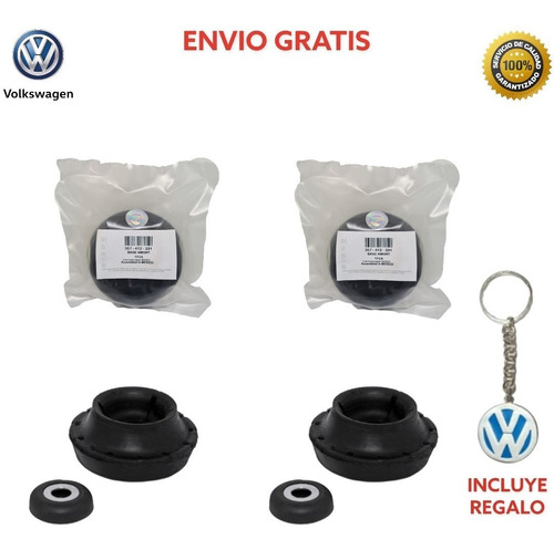 Kit Bases Amortiguador Delanteras Jetta A3 93 94 95 96 97 98 Foto 2