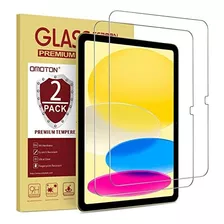 Omoton [paquete De 2] Protector De Pantalla Para iPad De 10.