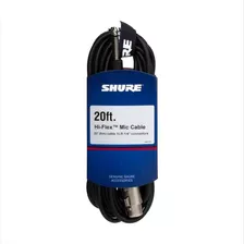 Shure C20ahz Cable Canon A Plug Para Microfonos 6 Metros