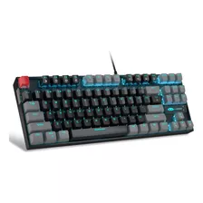 Magegee Teclado Mk-star Mecánico 75% Led Azul Black/grey