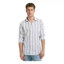 Camisa Lino Algodón Hombre Brooksfield Moda Sport 3566b