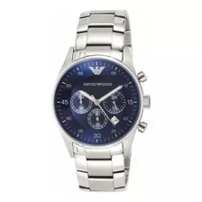 Reloj Hombre Giorgio Armani Ar5860 Cuarzo Pulso Plateado En 