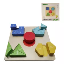 Rompecabeza Encastrable Madera Con Formas Puzzle 16 Piezas