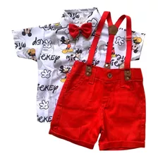 Roupa Do Mickey Mouse Menino Luxo Bebe