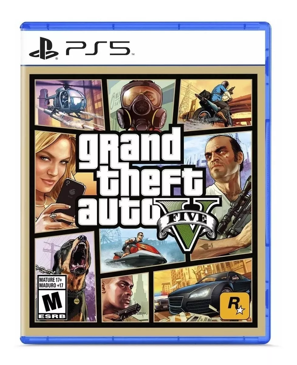 Grand Theft Auto V Standard Edition Rockstar Games Ps5 Físico