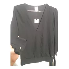 Blusa Zhoue De Gasa Cruzada T: M/l Nueva Envió Gratis