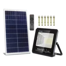 Focos Solar Reflector 200w Con Panel Solar + Control + Kit