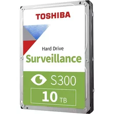 Toshiba Disco Duro 10tb S300 Videovigilancia Hdwt31auzsvar Color Negro