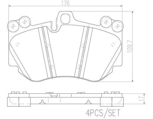 Balata Brembo R8 4.2 2012 2014 2015 Foto 2