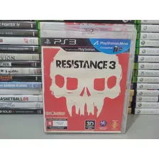 Resistance 3 Ps3 Jogo Original Playstation 3