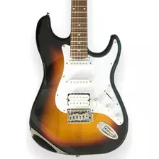 Caraya E-211 Bs Guitarra Eléctrica Sunburst Stratocaster Orientación De La Mano Diestro