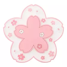 Posa Vasos Flor De Sakura Kawaii Cute Posavasos Silicona