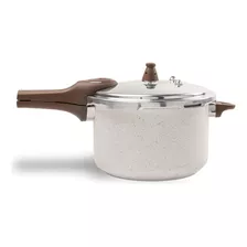 Panela De Pressão De Indução 6,8 Litros Cerâmica Brinox Vanilla 4952/103 Marrom