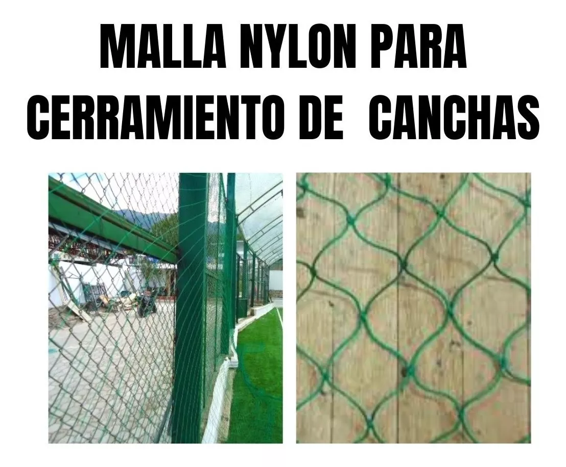 Rollos De Malla Nylon Ara Cerramiento De Canchas Ecuador