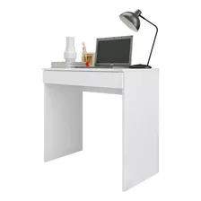 Mesa Para Computador Escrivaninha 1 Gaveta Alexia Branco