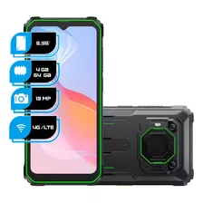 Smartphone Resistente Blackview Bv6200 Camara 13mp Verde