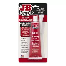 Sellado Jb Weld Negro Rtv 3 Oz Rojo