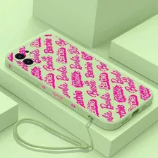 Carcasa Barbie iPhone Con Cordón Removible