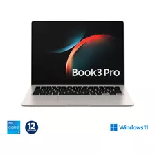 Notebook Samsung Galaxy Book3 Pro 14 Intel Core I5 12 Núcleos 16gb Color Beige