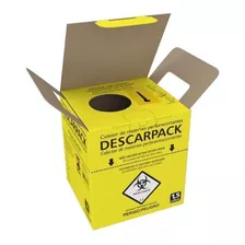 Caixa Coletora Agulha/seringa 1,5 L Descartável - Descarpack