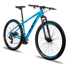 Bicicleta Mtb Gts Feel Glx Aro 29 17 24v Freios De Disco Mecânico Cor Azul