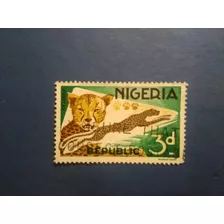 Estampilla De Animal Unica En Argentina De Nigeria 1965