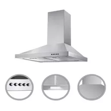 Campana De Cocina Con Extractor Acero Inoxidable Luz Led 